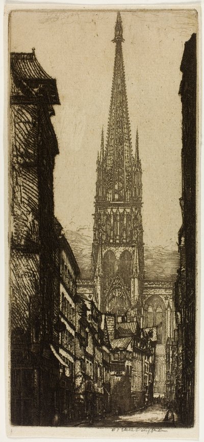 La Fleche, Rouen av Donald Shaw MacLaughlan