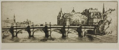 Pont Neuf, Paris av Donald Shaw MacLaughlan