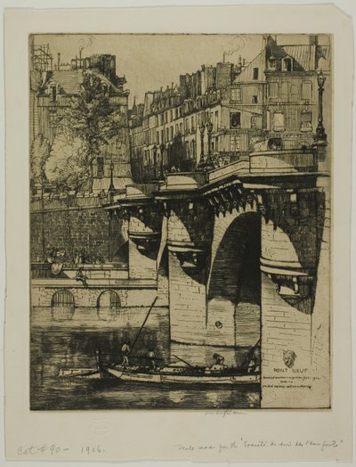 Pont Neuf, Paris av Donald Shaw MacLaughlan