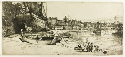 Havnen i Boulogne-sur-Mer av Donald Shaw MacLaughlan
