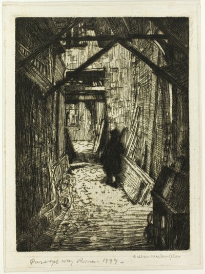 Passasjevei, Rouen av Donald Shaw MacLaughlan