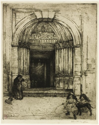 Portalen til St. Germain-des-Pres av Donald Shaw MacLaughlan
