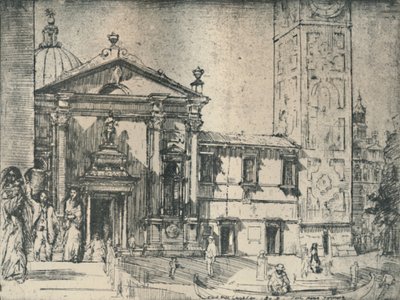 Santa Maria Formosa, slutten av det 19.-begynnelsen av det 20. århundre, 1925. av Donald Shaw MacLaughlan