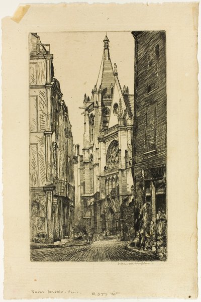 St. Severin, Paris av Donald Shaw MacLaughlan