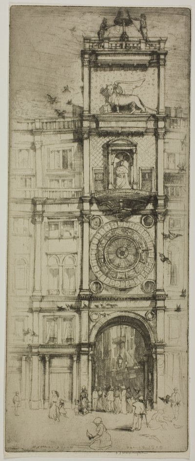 Klokketårnet, Venezia av Donald Shaw MacLaughlan