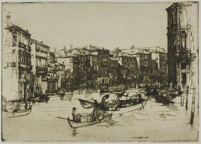 Markedet, Venezia av Donald Shaw MacLaughlan