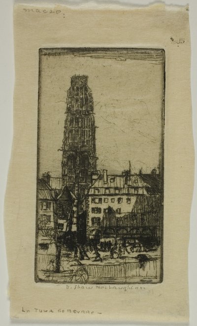 Smørtårnet, Rouen av Donald Shaw MacLaughlan