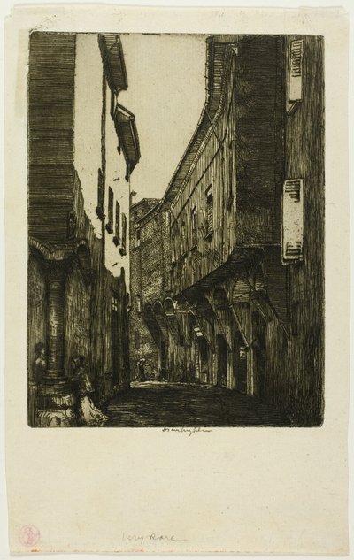 Via San Vitale, Bologna av Donald Shaw MacLaughlan