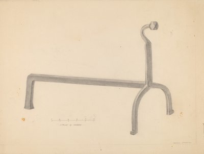 andiron av Donald Streeter