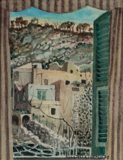 Fra vinduet, Borgio Verezzi av Donatella Merlo