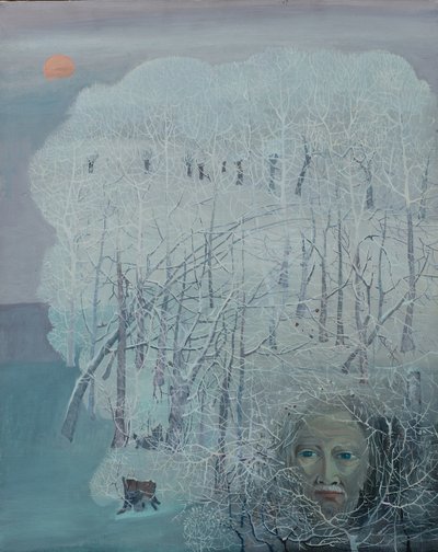 Mr Galaverna (Rime Ice), My Father, ca. 1968 (olje på lerret) av Donatella Merlo