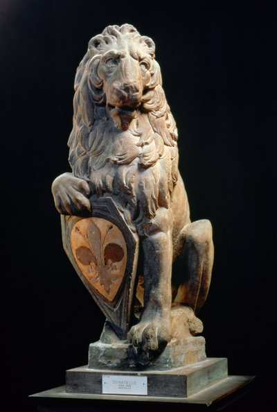 Heraldisk løve, 1420 (marmor) av Donatello