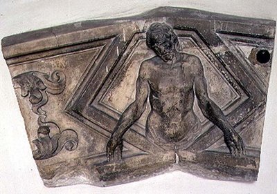 Den døde Kristus (terrakotta) av Donatello