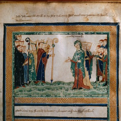 Matilda fra Toscana Fra: Vita Mathildis di Donizone di Canossa, mellom 1111 og 1115 av Donizone di Canossa