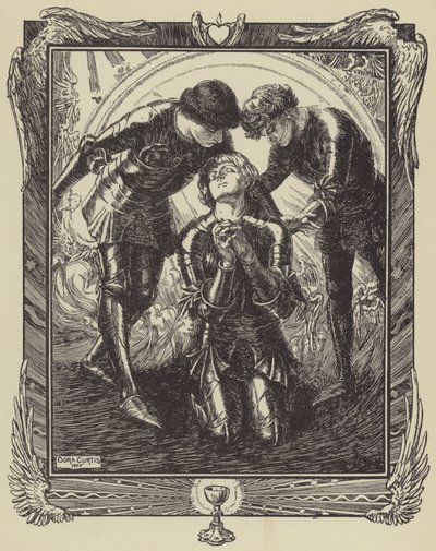 Så dro de til Sir Galahad av Dora Curtis