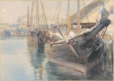 Skip ved kaien av Dora Louise Murdoch