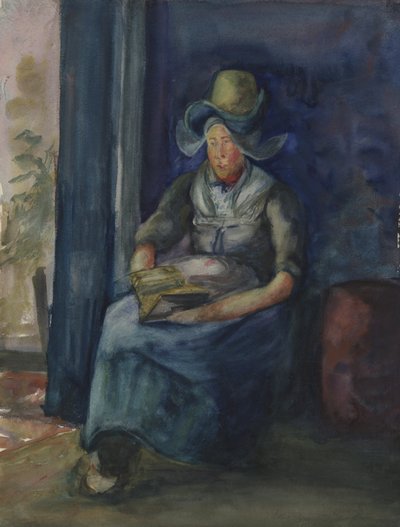 Sittende nederlandsk kvinne av Dorothea Adelheid Dreier
