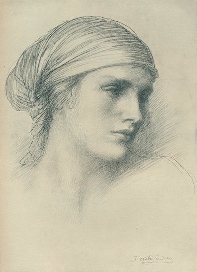 Study of a Head, c1916 av Dorothea Landau