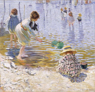 Ved sjøen (olje på lerret) av Dorothea Sharp