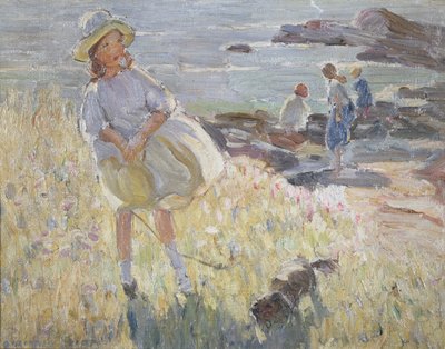 På klippene (olje på lerret) av Dorothea Sharp