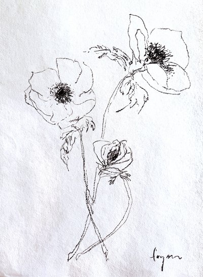 Delikat blomsterskisse av Dorothy Fagan