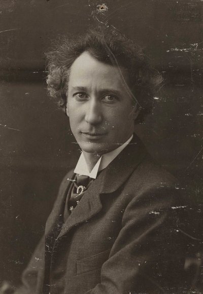 Portrett av pianist og komponist Emil von Sauer 1862-1942, ca. 1905. av Dortmund . Photo studio Neuhaus