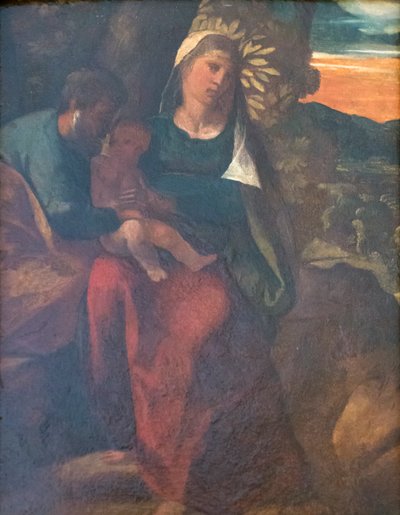 Hellig familie av Dosso Dossi