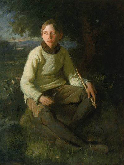 Gutten med pilen, 1903. av Douglas Volk