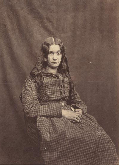 Kvinne, Surrey County Asylum, ca. 1855. av Dr Hugh Welch Diamond