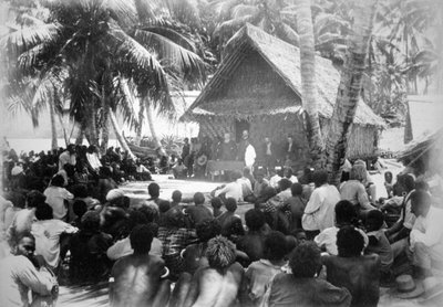Parlamentet i Hongo, Florida, Salomonøya, 1892. av Dr Welchman