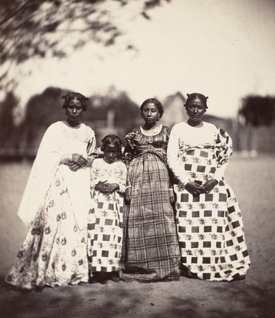 Kvinner fra Betsimisaraka, Madagaskar, 1863. av Désiré Charnay