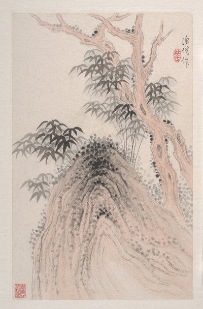 Landskap etter gamle mestere, 1800-tallet. av Du Xiang