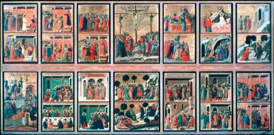Maesta, Stories of the Passion, 1308-1311 av Duccio di Buoninsegna