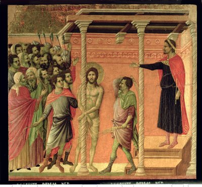 Piskingen, fra Maesta-altertavlen, ca. 1308–11 (tempera på panel av Duccio di Buoninsegna