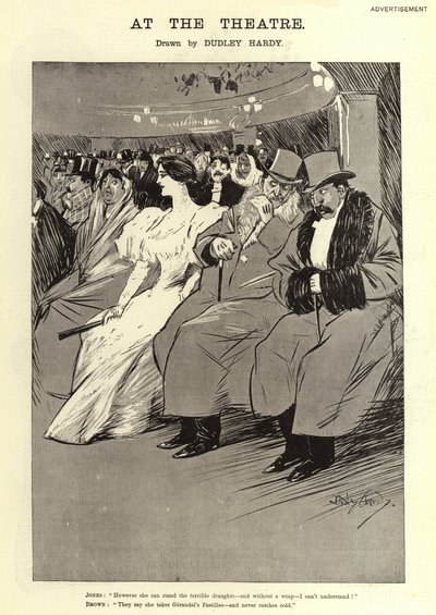 Annonse, Geraudels Pastiller av Dudley Hardy