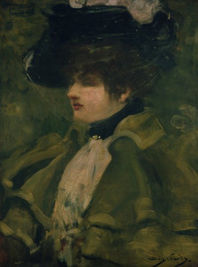 Portrett av Sarah Bernhardt av Dudley Hardy
