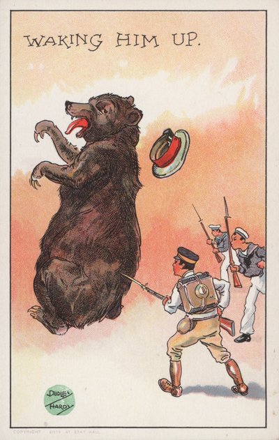 Å vekke ham, ca. 1904-05 av Dudley Hardy