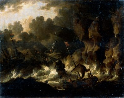Stormfullt hav, 1600-tallet av Dutch Master