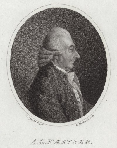 Abraham Gotthelf Kastner av Dutch School