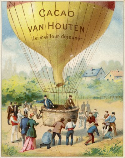 Ballongen i ferd med å stige av Dutch School