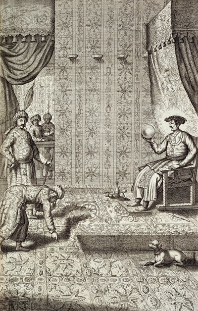 Kinesiske ambassadører til en indisk hersker, fra Kina Illustrert av Athanasius Kircher (1601-80) 1667 av Dutch School