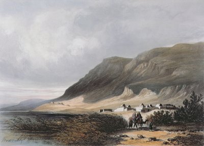 El-Mejdel (Magdala) gravert av Jean Jacottet (1806-c.1843); av Dutch School