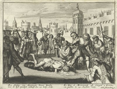 Henrettelse av hertugen av Monmouth, 15. juli 1685 av Dutch School