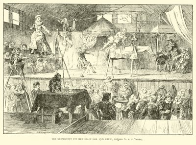 Fairground telt, Nederland, tidlig på 1600-tallet av Dutch School