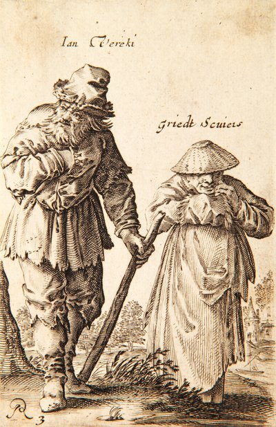 Ian Verecki og Griedt Scuiers (etsing og gravering) av Dutch School