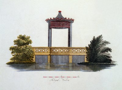 Illustrasjon fra Magazine of Garden Gems av G. van Laar, utgitt 1802 av Dutch School