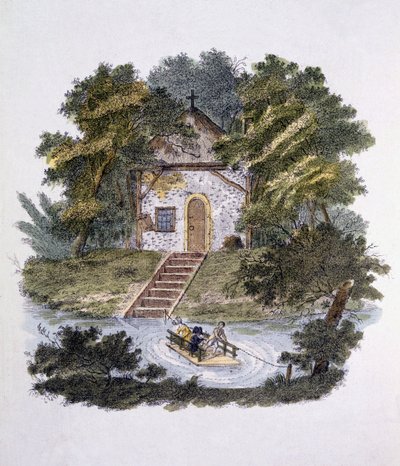 Illustrasjon fra Magazine of Garden Gems av G. van Laar, utgitt 1802 av Dutch School