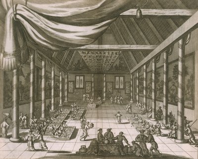 Det keiserlige palass, Peking, 1670 av Dutch School