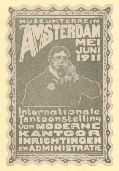 Internasjonal utstilling av moderne kontorutstyr, Museumsområde, Amsterdam, 1911 av Dutch School