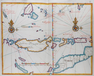 Øya Timor og området rundt. av Dutch School